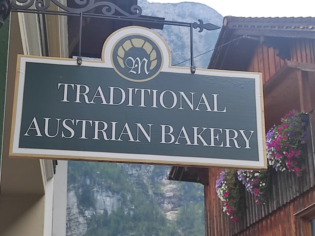 traditional austrian bakery in Hallstatt