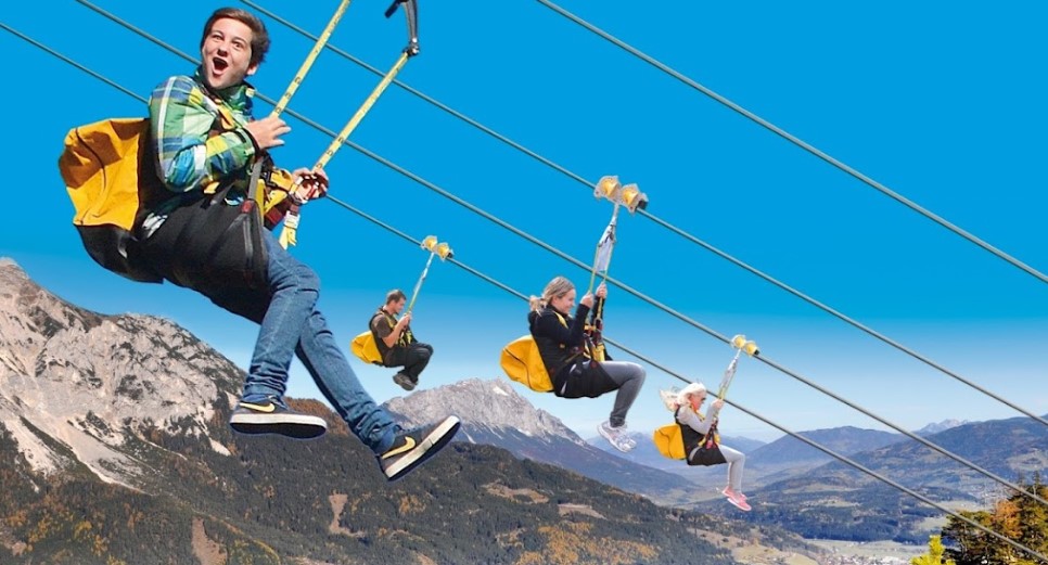 Hallstatt zipline Stoderzinken